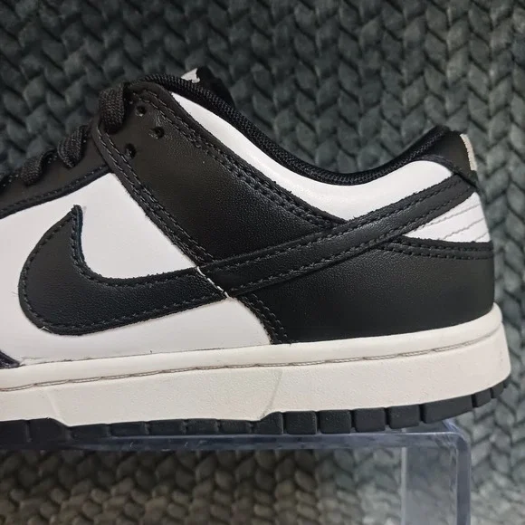 Nike Dunk Low Black White Men's Retro Sneakers Shoes DD1391-100 Size 7.5 - Picture 13 of 16